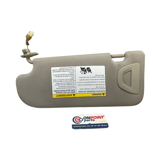 13-15 G37 Q60 Passenger Sun Visor 964003Lz0A Oem Htg - On Point Parts Inc