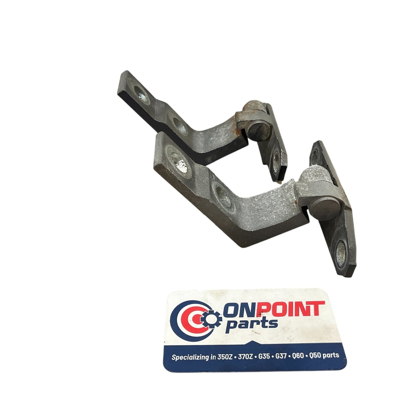 08-15 G37 Q60 Coupe Front Passenger Door Hinges 80420Jl00A Oem Htg - On Point Parts Inc