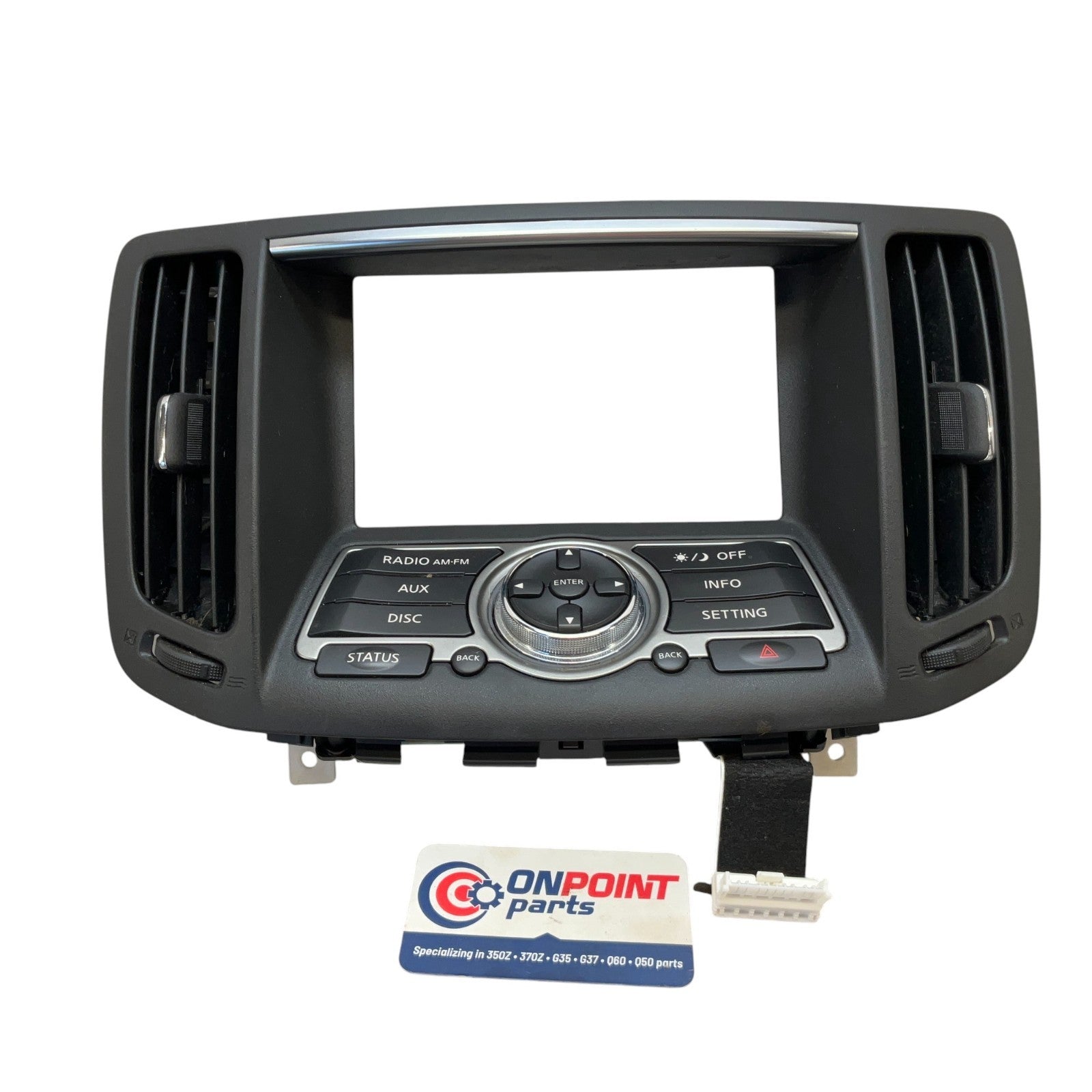 08-15 G37 Q60 Coupe Center Dash Media Screen Bezel Trim 68270Jk00A Oem Htg - On Point Parts Inc