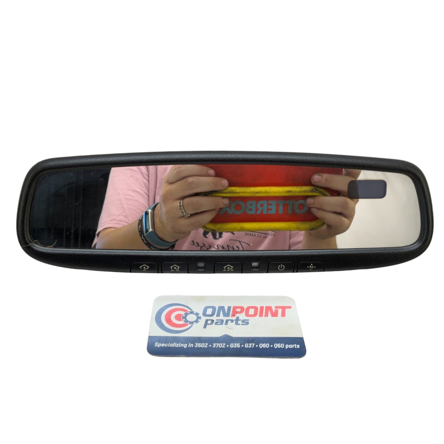 12-17 G37 Q50 Q60 Rear View Mirror 963213Wv1A Oem Htg - On Point Parts Inc