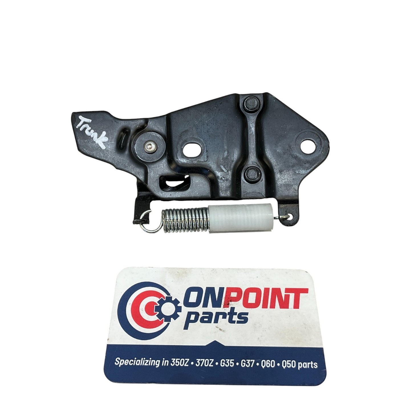 08-15 G37 Q60 Coupe Trunk Lid Striker 84620Eg000 Oem Htg - On Point Parts Inc