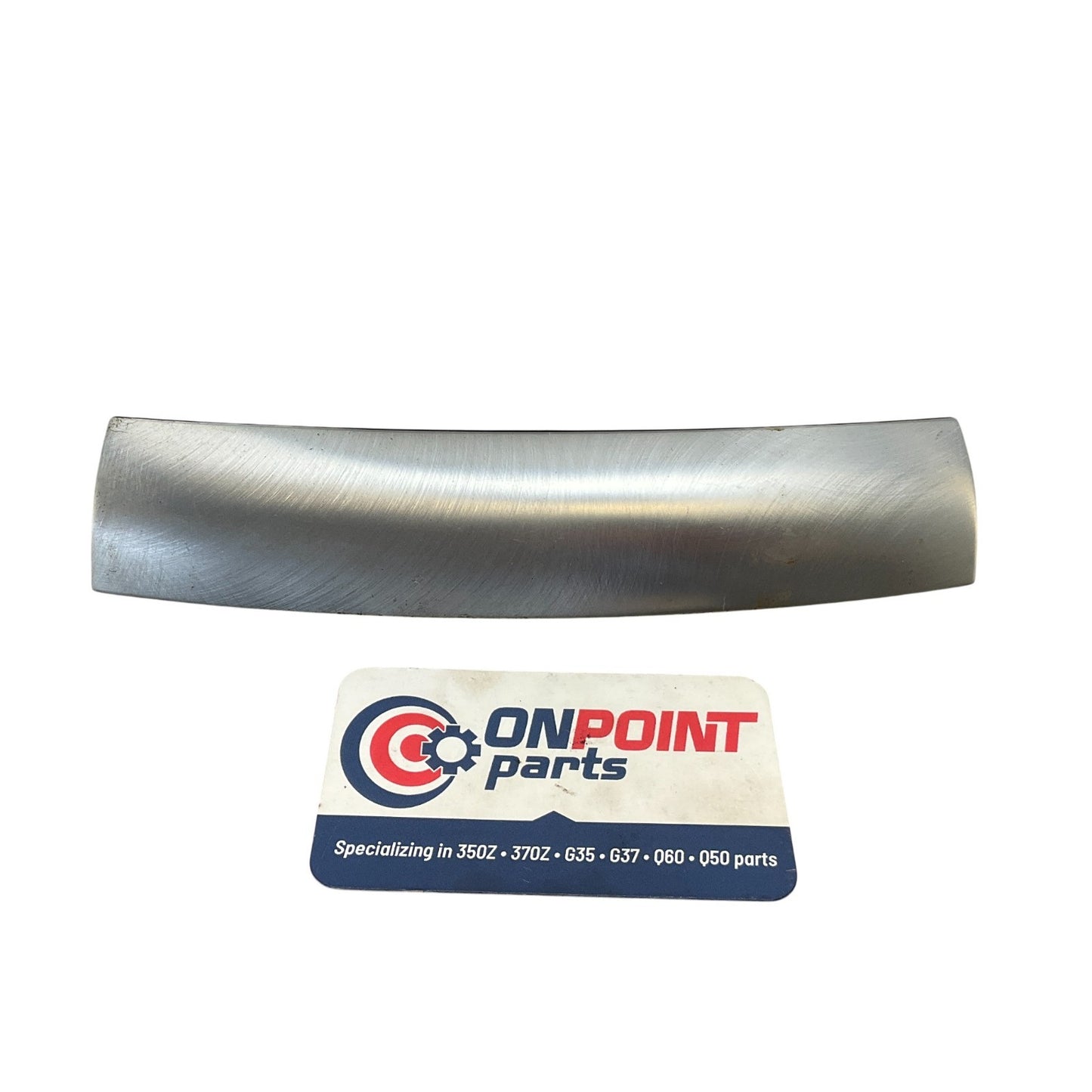 08-15 G37 Q60 Coupe Center Console Metal Trim 684141NJ0A Oem Htg - On Point Parts Inc