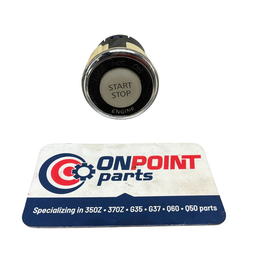 07-10 Infiniti G35 G37 Push Start Stop Engine Ignition Button 25150JK00A OEM IPG - On Point Parts Inc