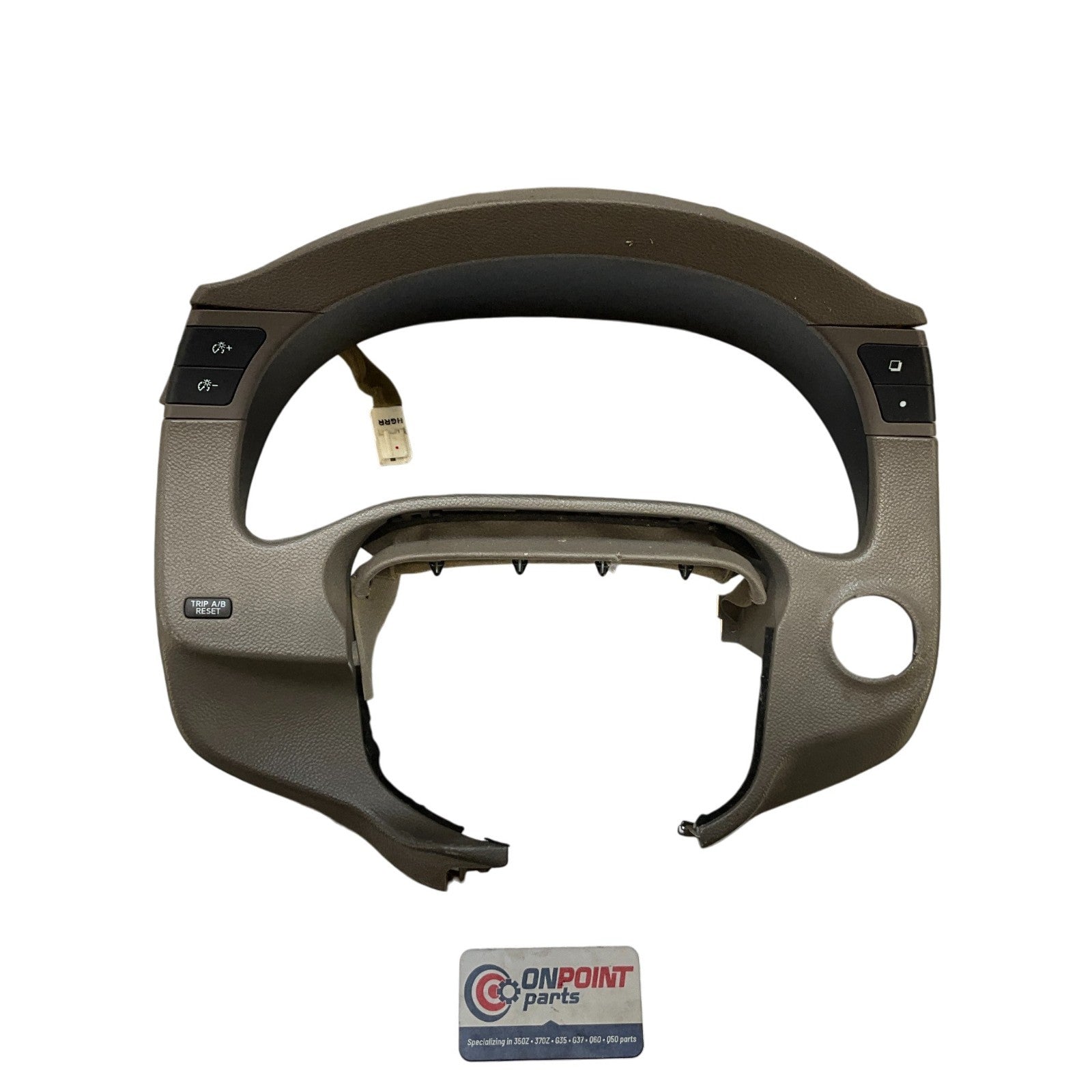 07-09 Infiniti G35 G37 Front Speedometer Bezel Cover Trim 68240JK60B OEM IPG - On Point Parts Inc