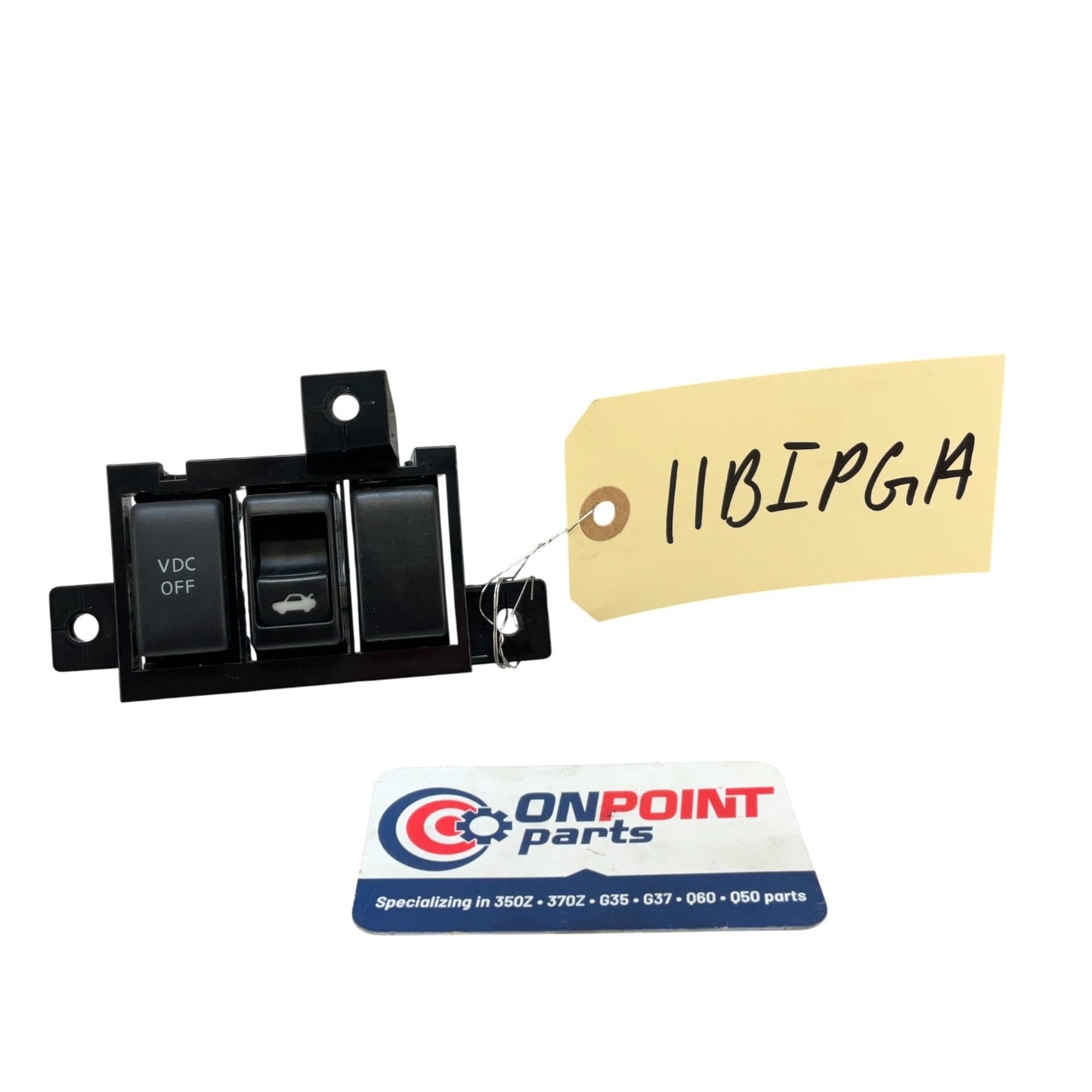 07-13 Infiniti G35 G37 Front Trunk Hatch Lid Release Switch 25380F6610 OEM IPG - On Point Parts Inc