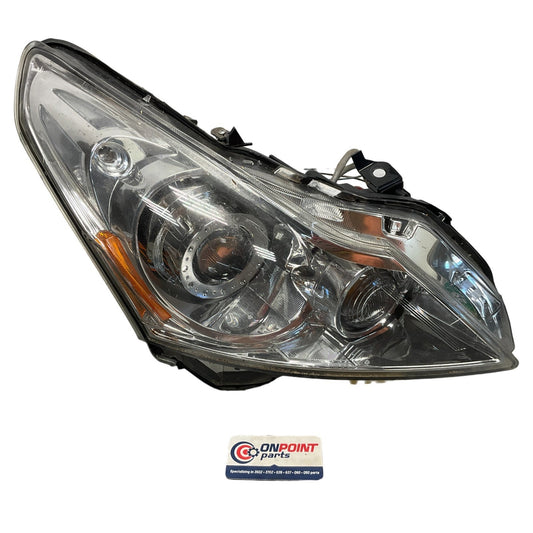 07-10 Infiniti G35 G37 Right Sedan Xenon Hid Headlight Assembly 26060JK60D IPG - On Point Parts Inc