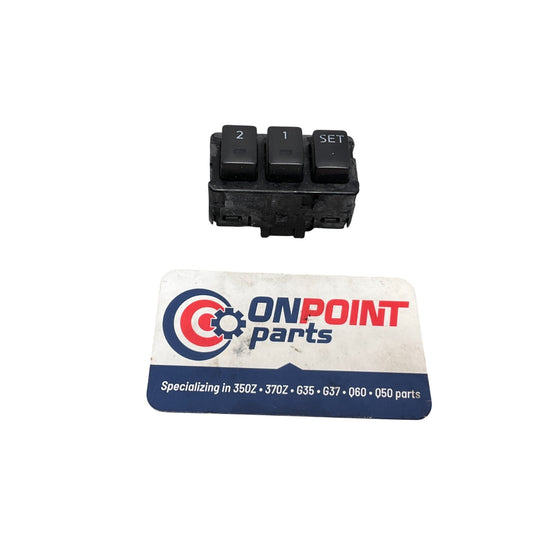 07-10 Infiniti G35 G37 Sedan Front Driver Seat Memory Switch 25491EG000 OEM IPG - On Point Parts Inc