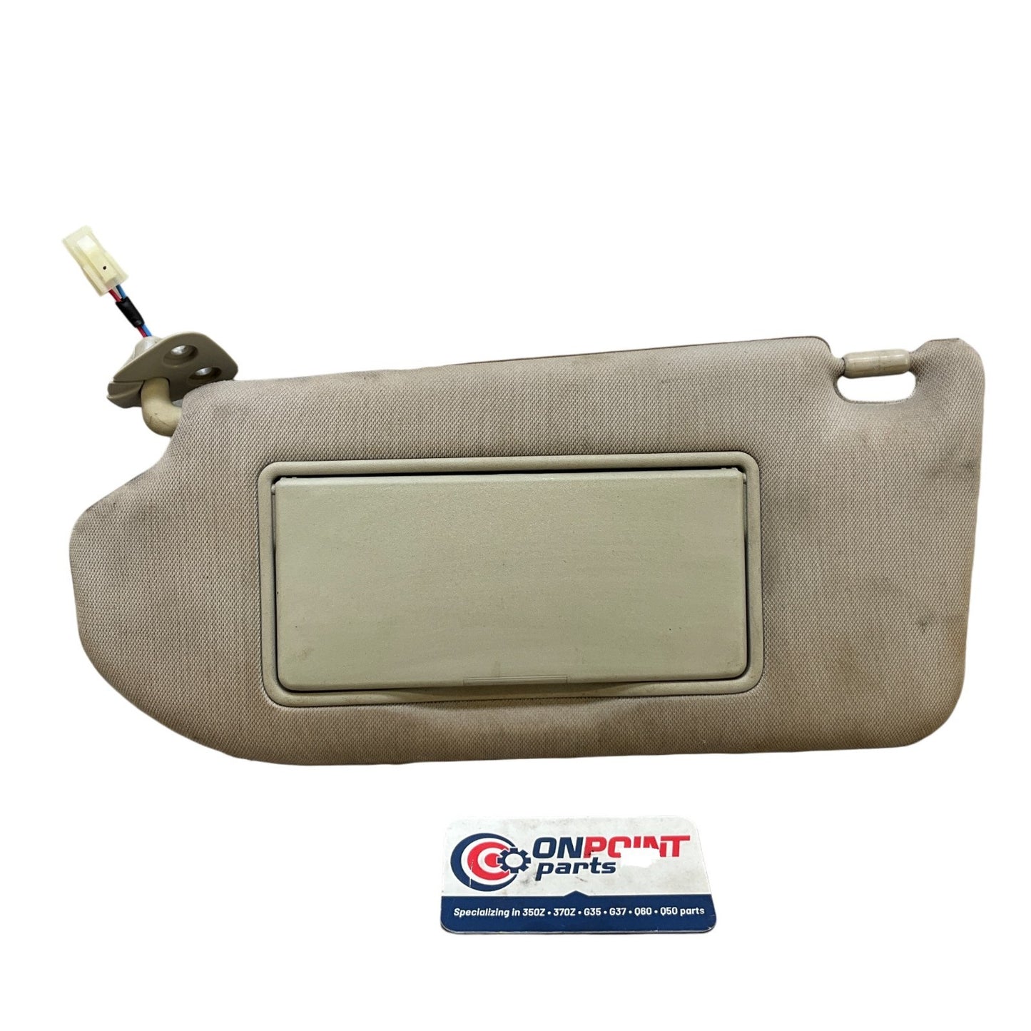 08-15 Infiniti G35 G37 Q40 Front Driver Sun Visor 964011NC0A OEM IPG - On Point Parts Inc