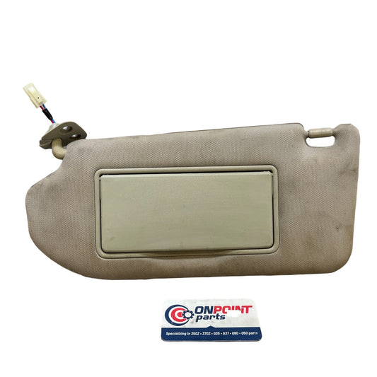 08-15 Infiniti G35 G37 Q40 Front Driver Sun Visor 964011NC0A OEM IPG - On Point Parts Inc