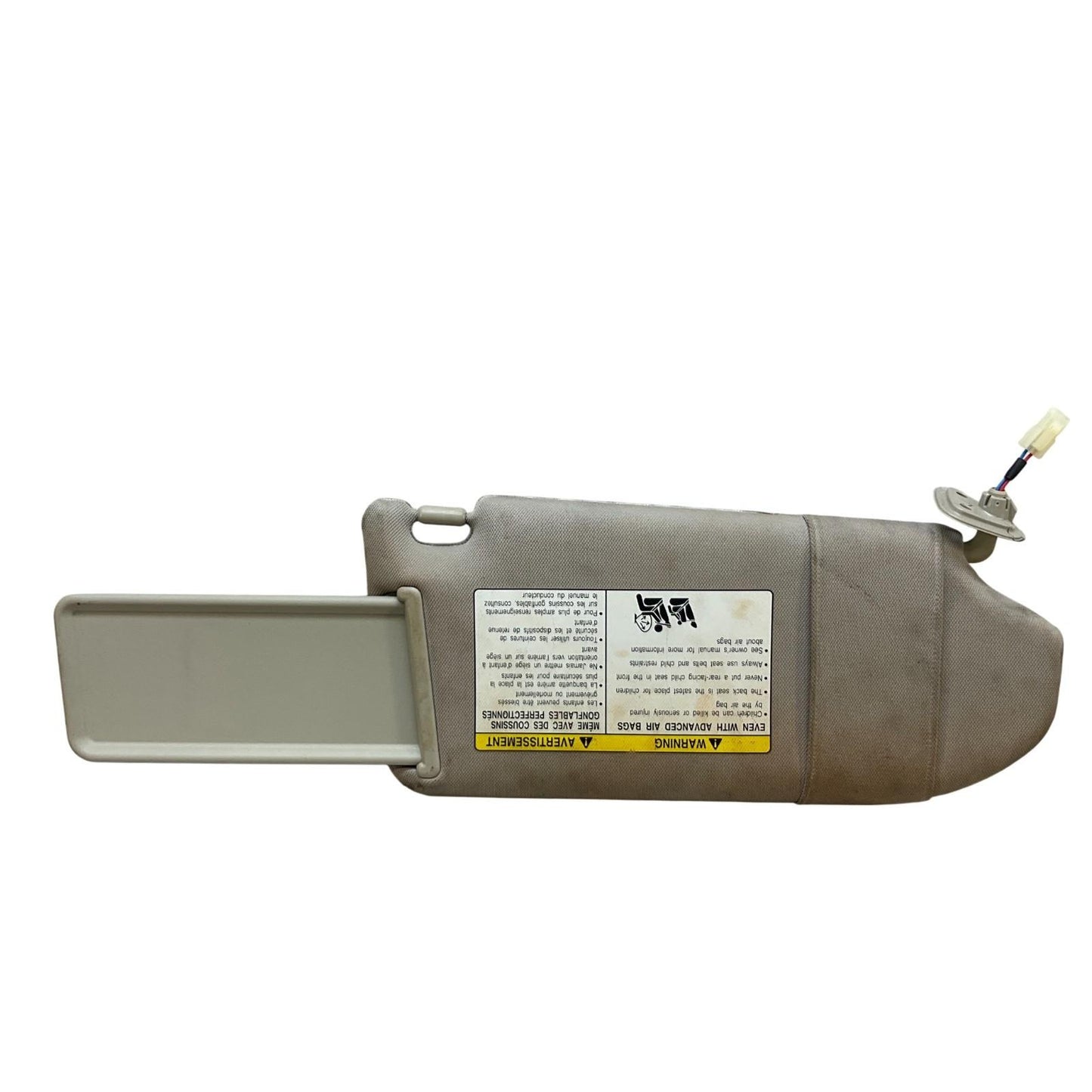 08-15 Infiniti G35 G37 Q40 Front Driver Sun Visor 964011NC0A OEM IPG - On Point Parts Inc