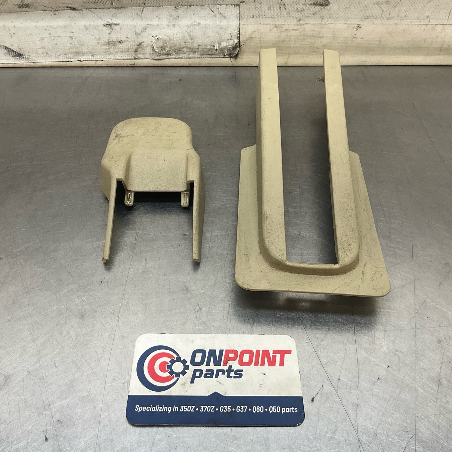 07-13 Infiniti G35 G37 Front Driver Seat Track Trim Cover OEM Ipg