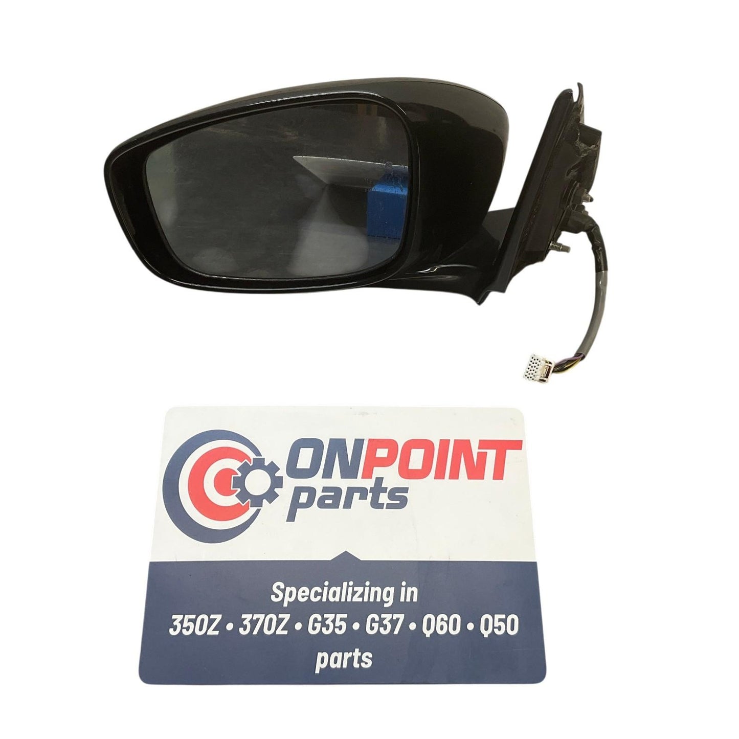 08-15 Infiniti G35 G37 Q40 Driver Front Power Side Mirror 963021NC4A OEM Byh - On Point Parts Inc