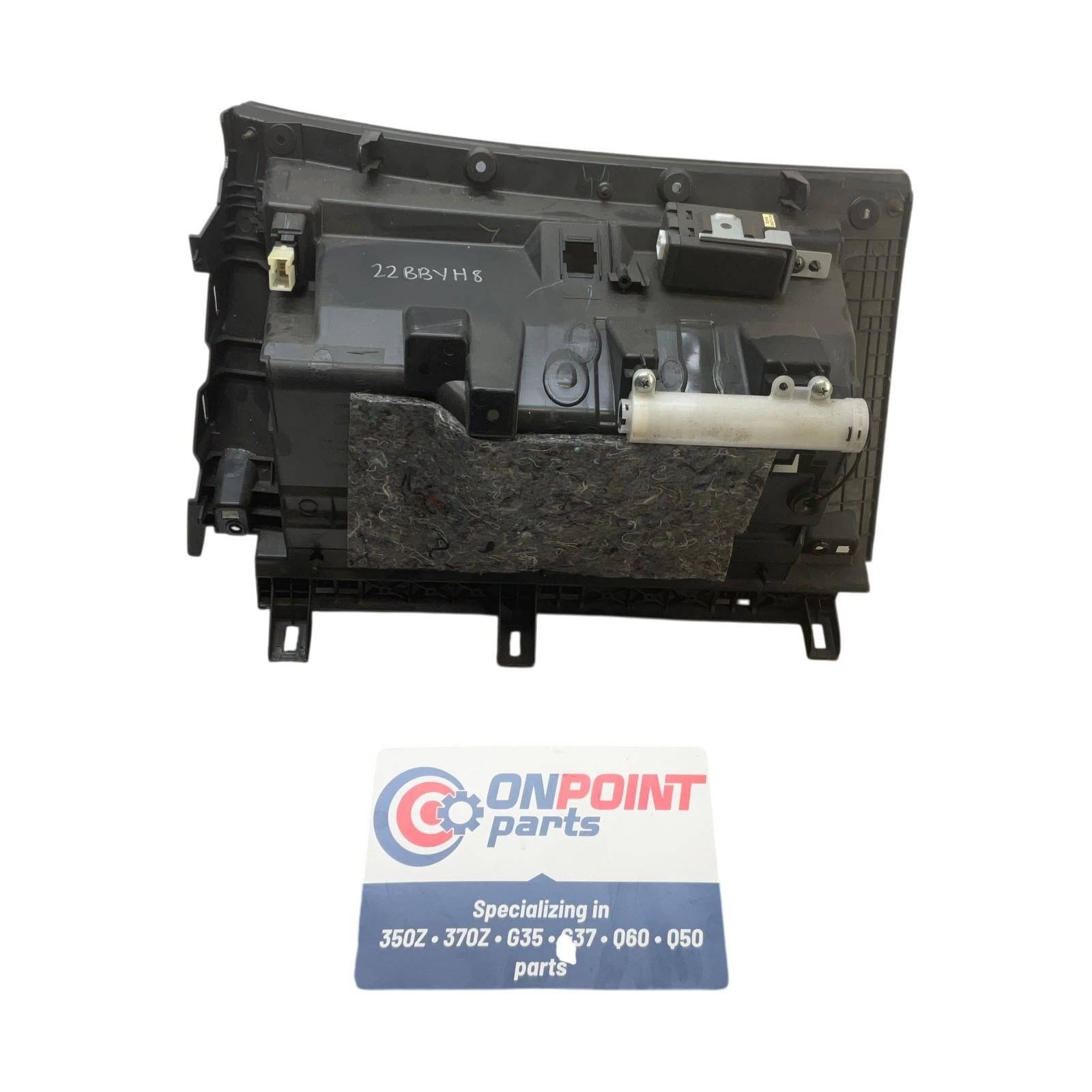 08-15 Infiniti G35 G37 Q60 Passenger Front Lower Glove Box 68102JK600 OEM Byh - On Point Parts Inc