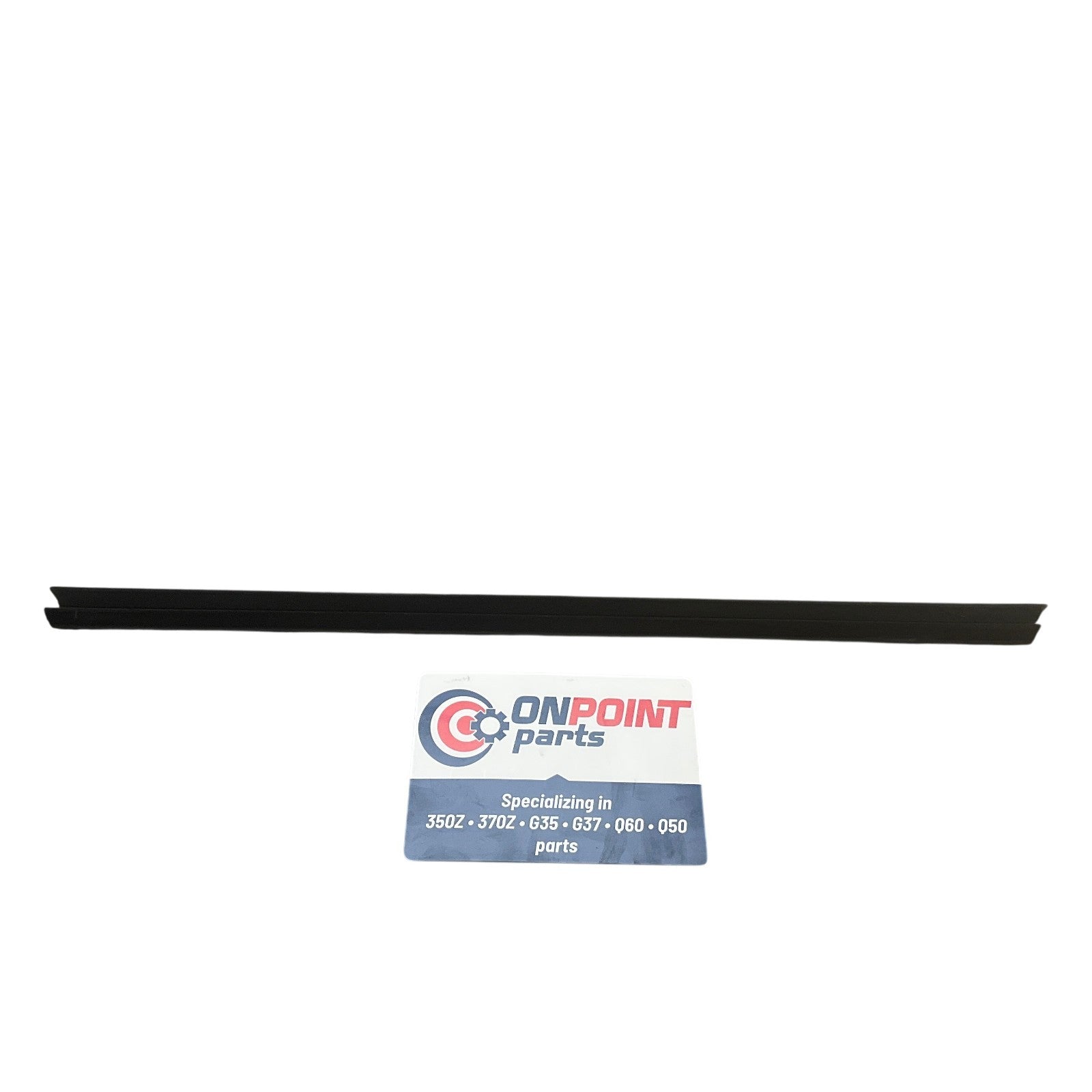 08-15 Infiniti G35 G37 Q40 Sedan LH FR Door Window Felt Strip 80835JK000 OEM Byh - On Point Parts Inc