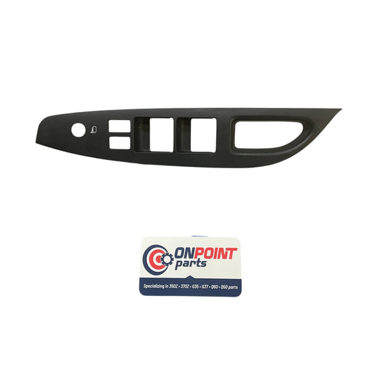 08-13 Infiniti G35 G37 Sedan Driver FR Door Panel Switch Trim 809611NC1B OEM Byh - On Point Parts Inc