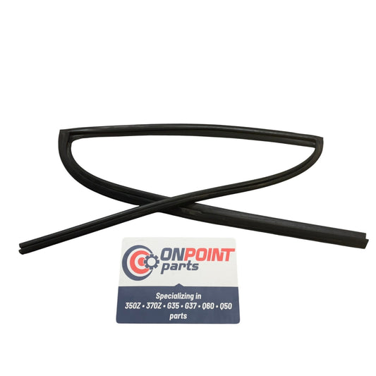 07-13 Infiniti G35 G37 Sedan Driver Rear Window Glass Run 82331JK00A OEM Byh - On Point Parts Inc