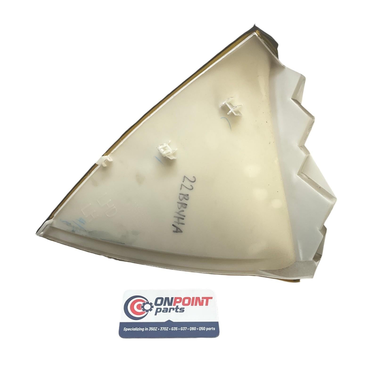 07-11 Infiniti G35 G37 Driver Front Center Console Knee Panel 68135JK60A OEM Byh - On Point Parts Inc
