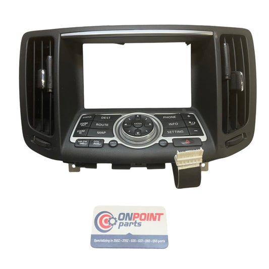 08-15 Infiniti G37 Q60 Navigation Screen Controls Bezel 68270JK00A OEM Byh - On Point Parts Inc