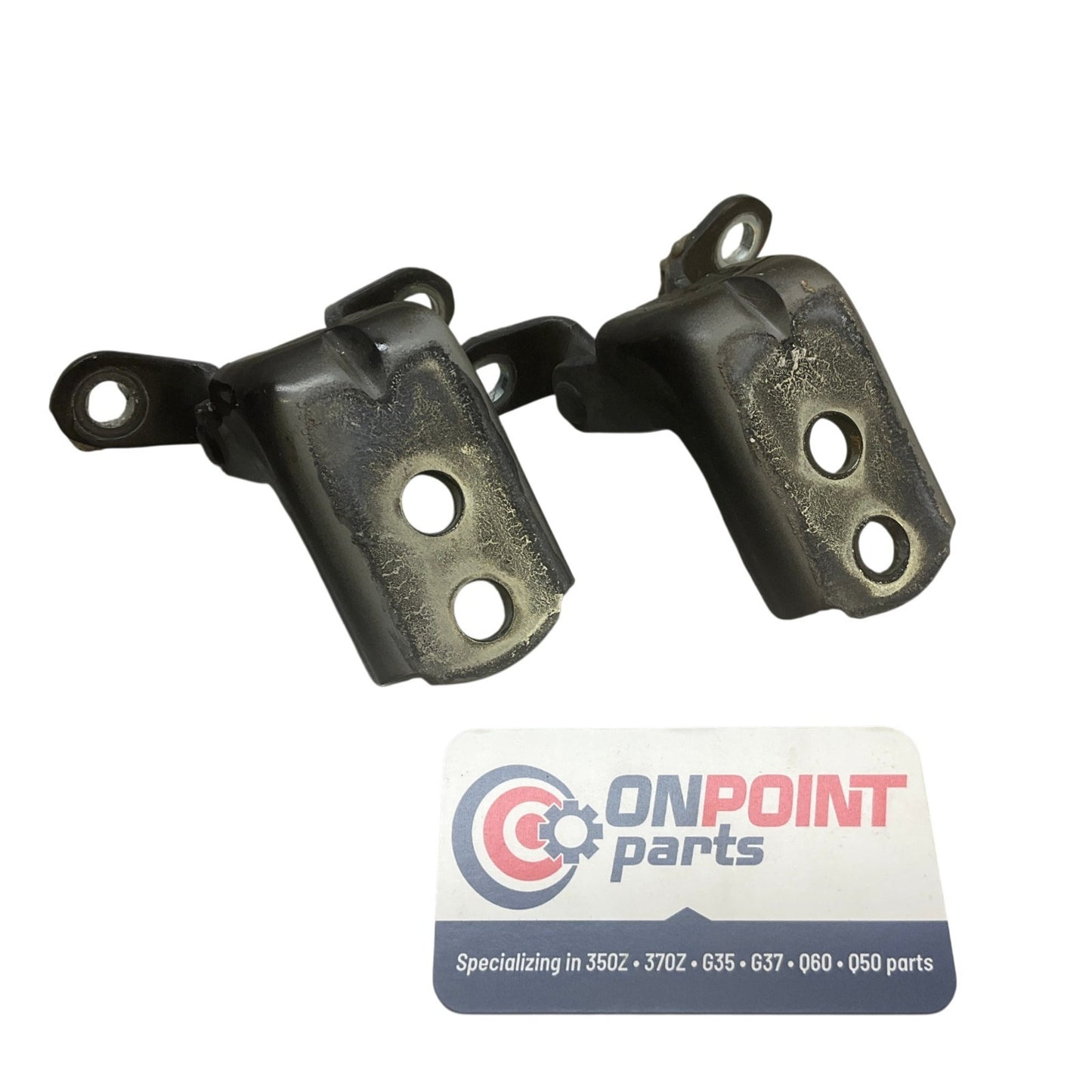 07-13 Infiniti G35 G37 Sedan Passenger Front Door Hinges 80400JK00A OEM Byh - On Point Parts Inc