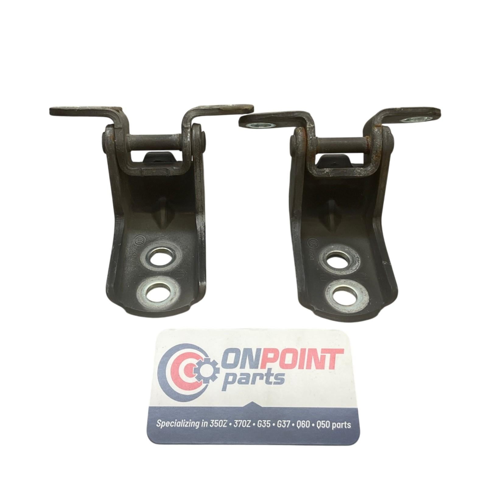07-13 Infiniti G35 G37 Sedan Passenger Front Door Hinges 80400JK00A OEM Byh - On Point Parts Inc
