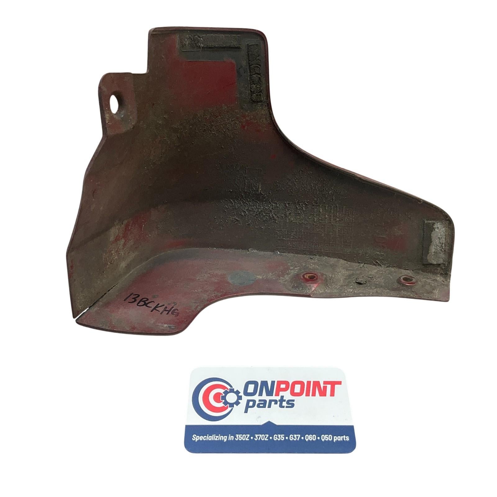 03-06 Infiniti G35 Sedan Driver Front Mud Flap Splash Guard Red/AY2 OEM Ckh - On Point Parts Inc