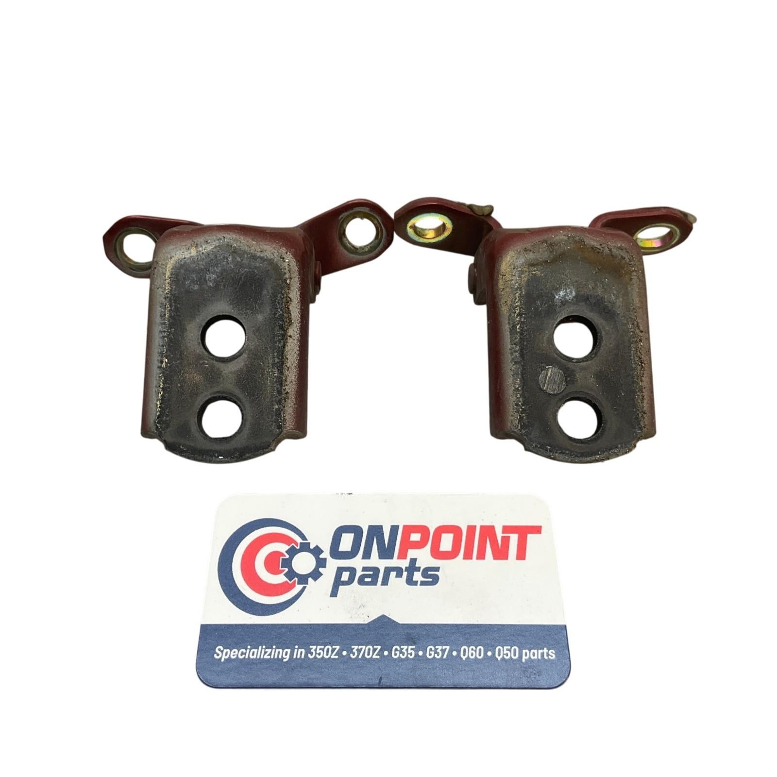 03-06 Infiniti G35 Sedan Driver Front Door Hinges 80401AM800 OEM Ckh - On Point Parts Inc