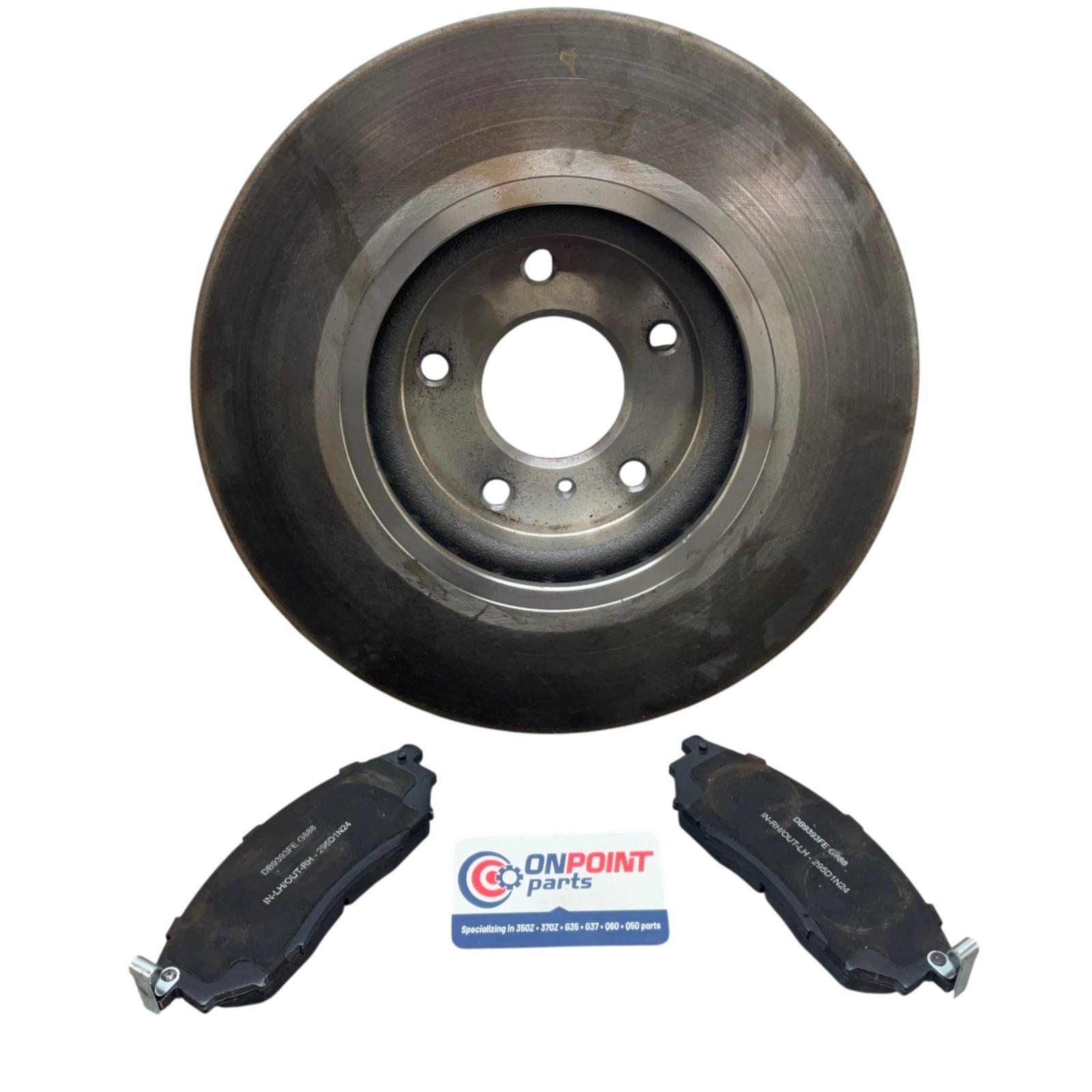 03-12 Infiniti G35 G37 350Z 370Z Driver Front Brake Disc Rotors 40206EG000 Ckh - On Point Parts Inc