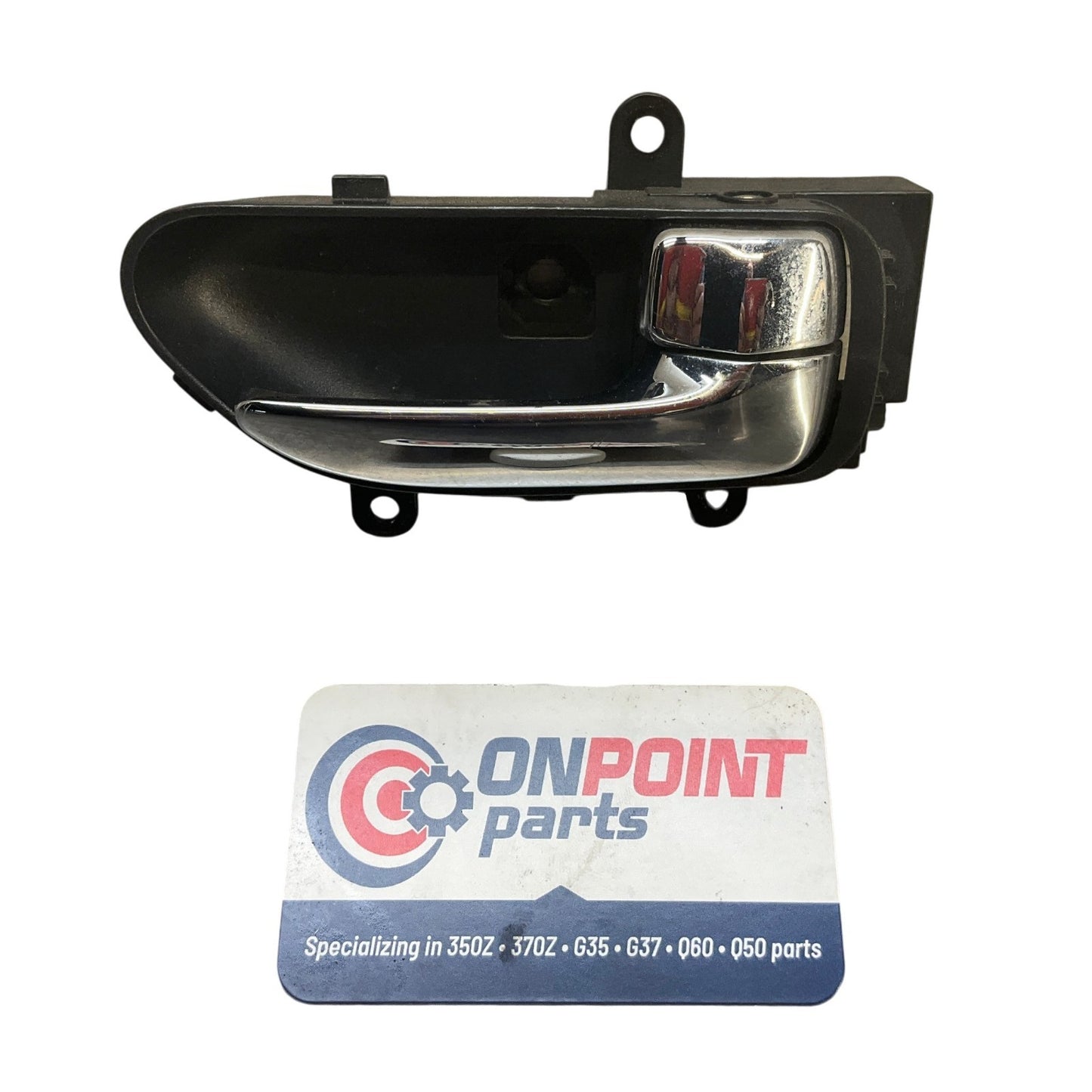 03-07 Infiniti G35 Passenger Rear Interior Door Handle 806709Y000 OEM Ckh - On Point Parts Inc