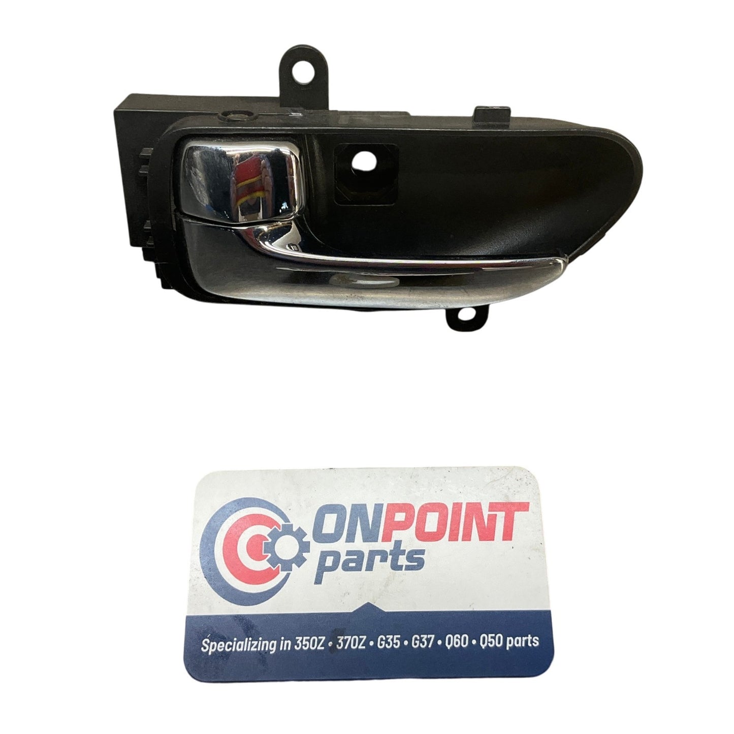 03-07 Infiniti G35 Driver Rear Interior Door Handle 806719Y000 OEM Ckh - On Point Parts Inc