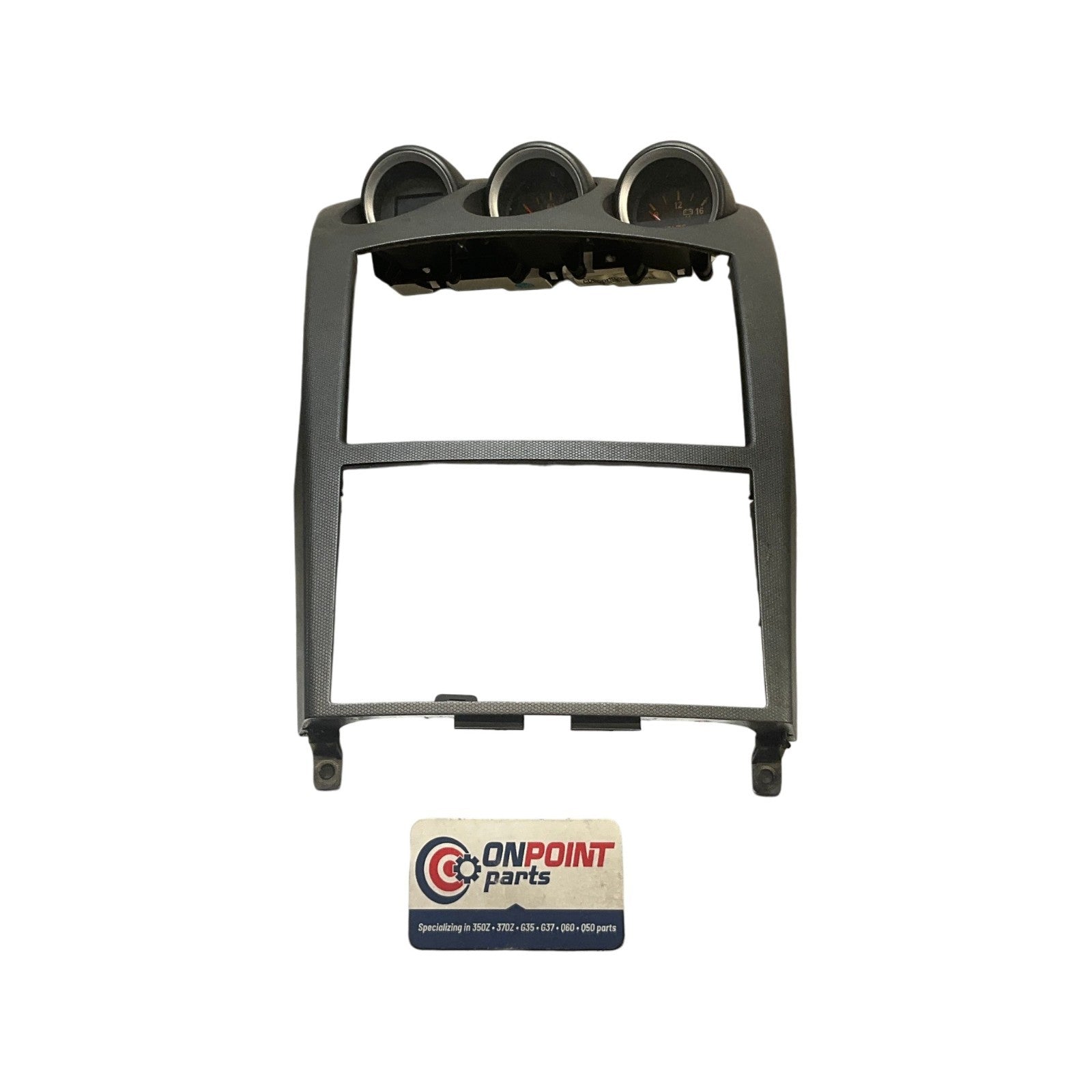 03-04 Nissan 350Z Center Dash Storage Bezel With Gauges 68260CD000 OEM Cth - On Point Parts Inc