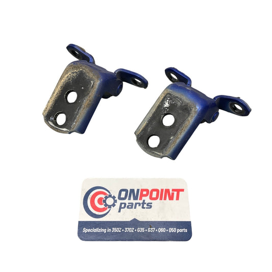 03-09 Nissan 350Z Driver Front Door Hinges 80400AG000 80401AG000 OEM Cth - On Point Parts Inc