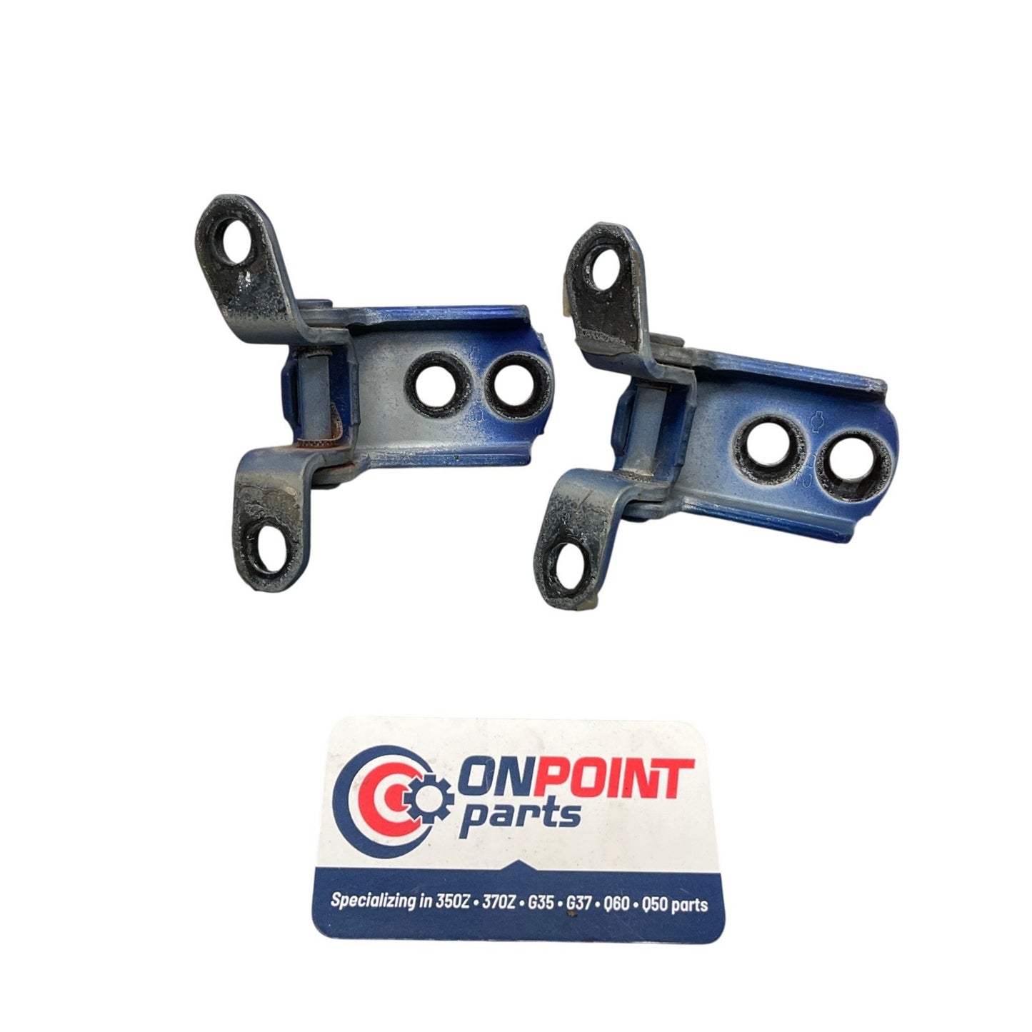 03-09 Nissan 350Z Passenger Front Door Hinges 80400AG000 80401AG000 OEM Cth - On Point Parts Inc