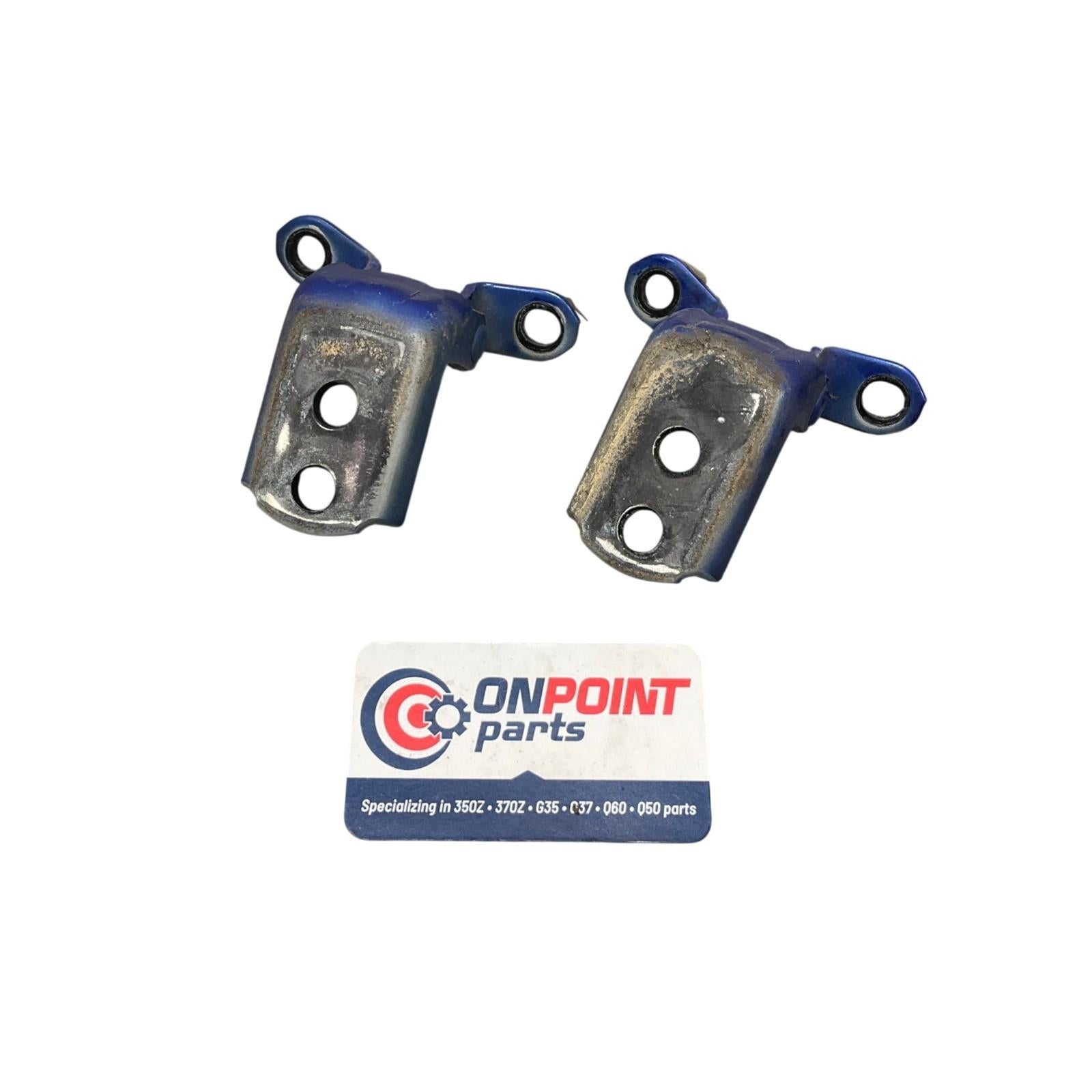 03-09 Nissan 350Z Passenger Front Door Hinges 80400AG000 80401AG000 OEM Cth - On Point Parts Inc