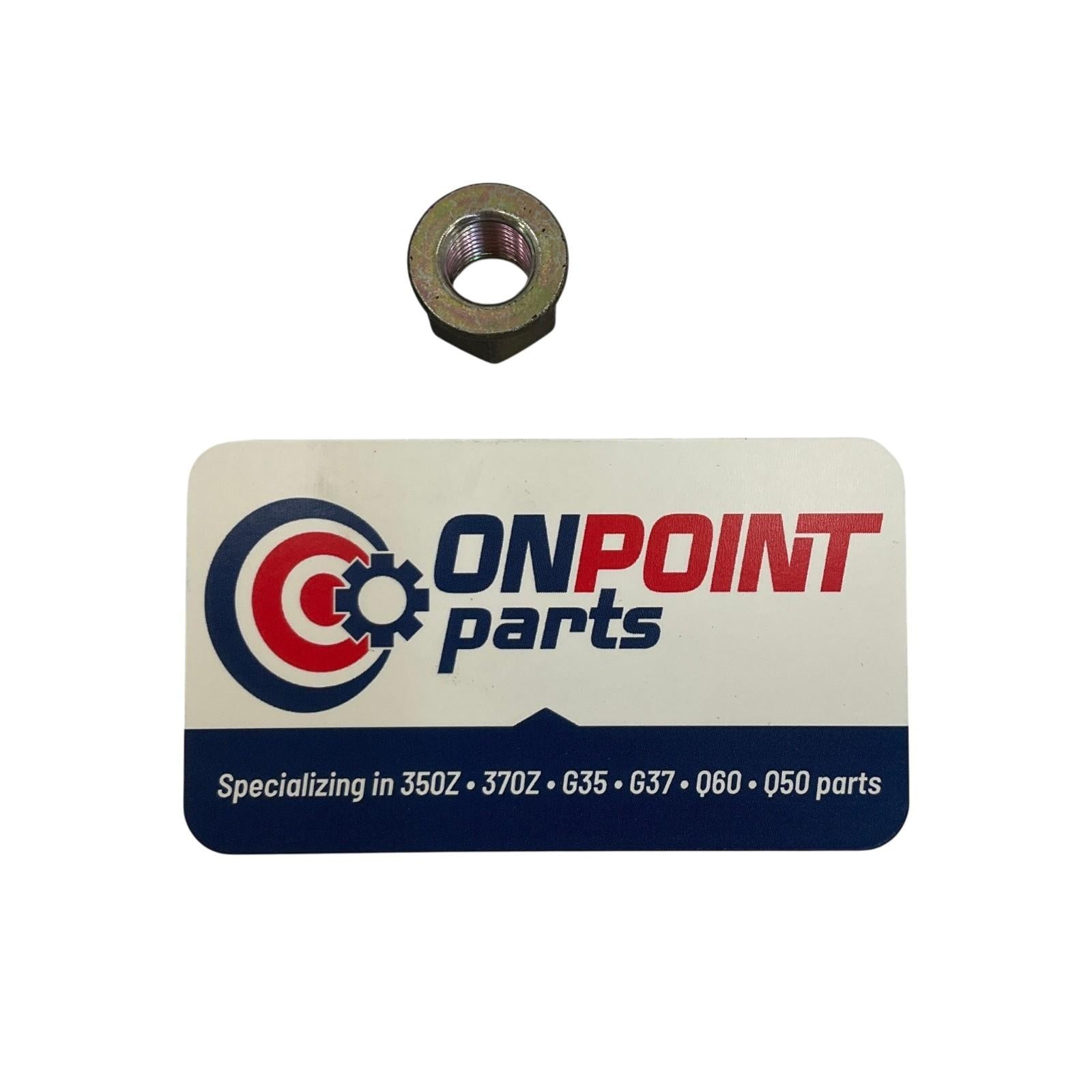03-08 Nissan 350Z G35 Driveshaft to Differential Mount Nut 37171AL600 OEM - On Point Parts Inc