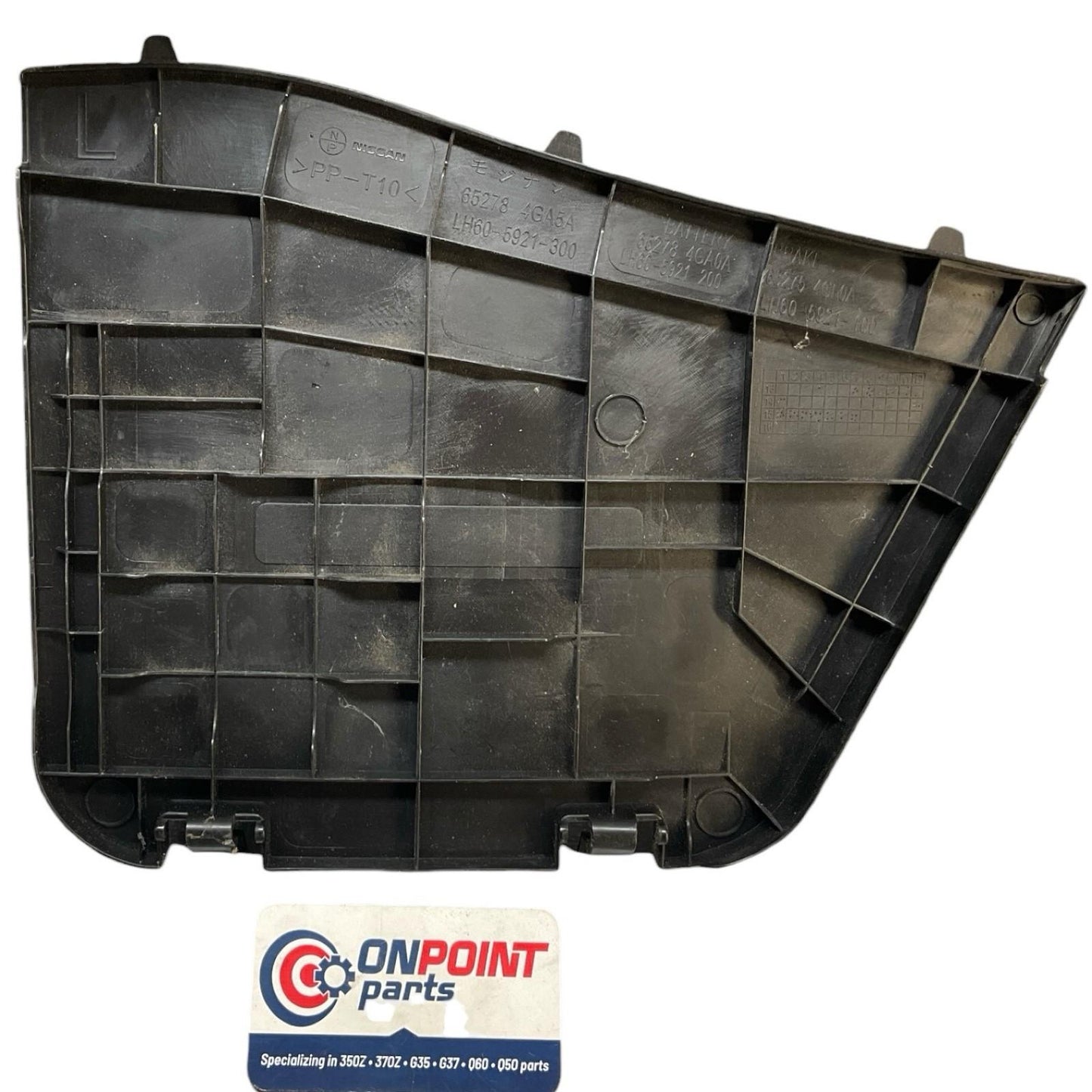 14-24 Infiniti Q50 17-22 Q60 Brake Fluid Cover Panel Bezel 652754GF0A OEM Dqh - On Point Parts Inc