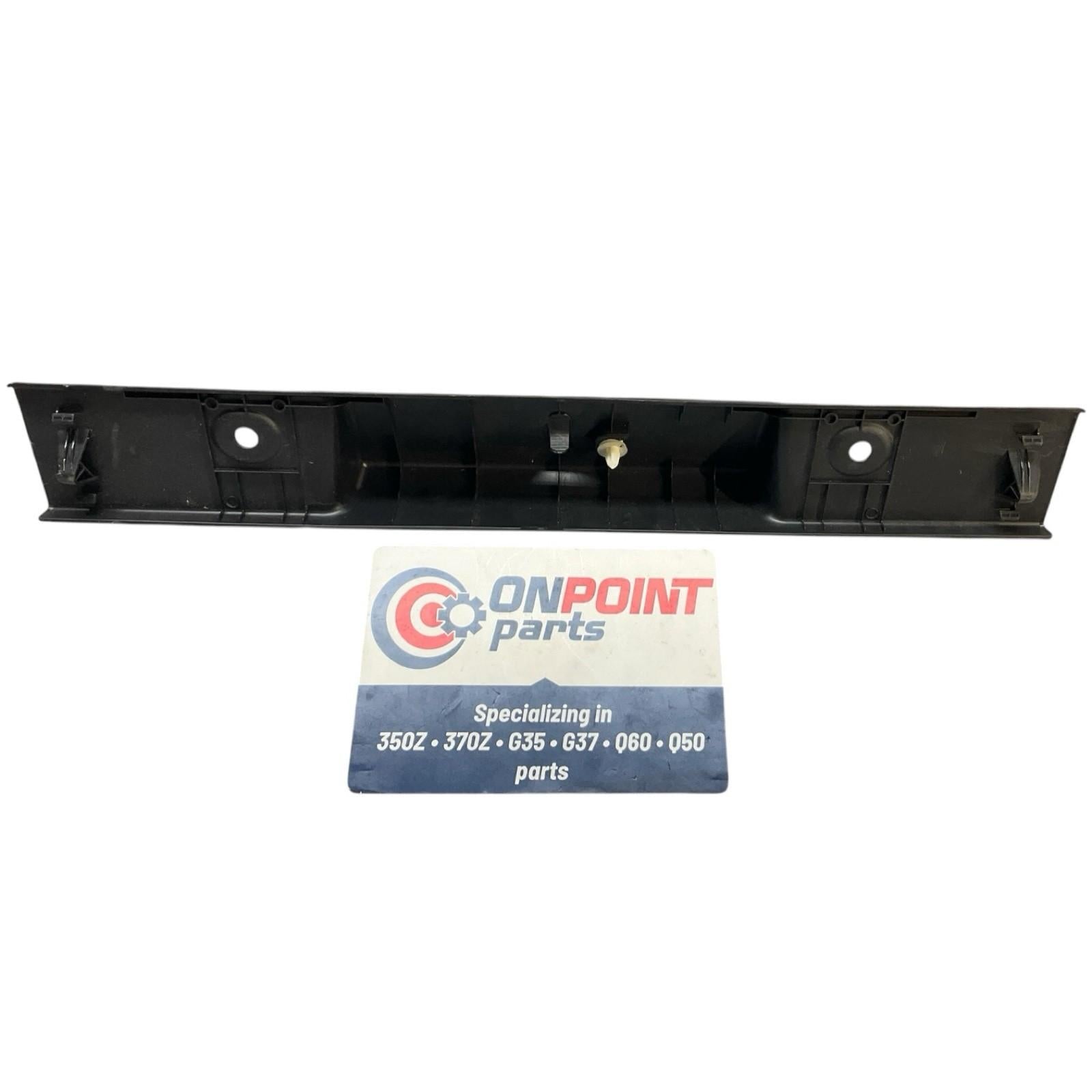 17-22 Infiniti Q60 Rear Lower Hatch Lid Latch Panel Trim 886435CA0A OEM Dqh - On Point Parts Inc