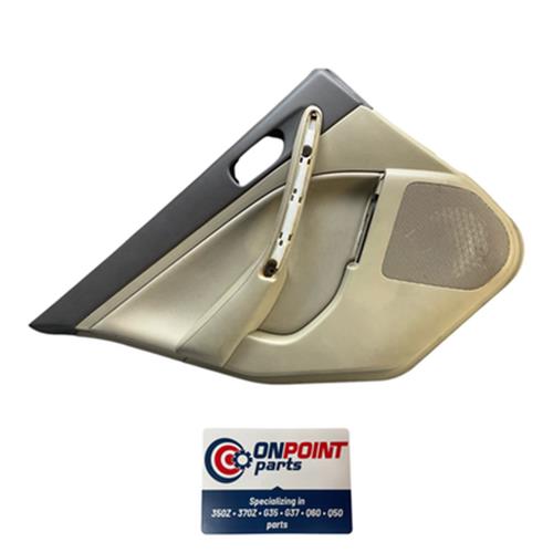 04-07 Infiniti G35 Sedan Driver Rear Door Panel 82901AC70C OEM Edh - On Point Parts Inc