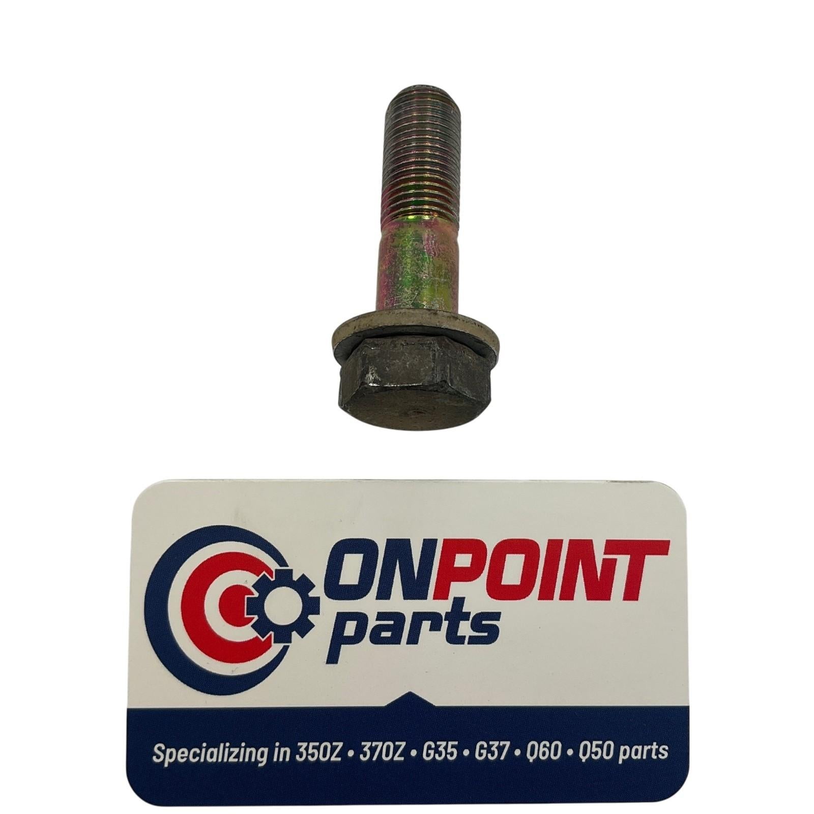 03-07 Infiniti G35 Nissan 350Z Front Brake Caliper Mount Bolt 44141AW70A OEM - On Point Parts Inc