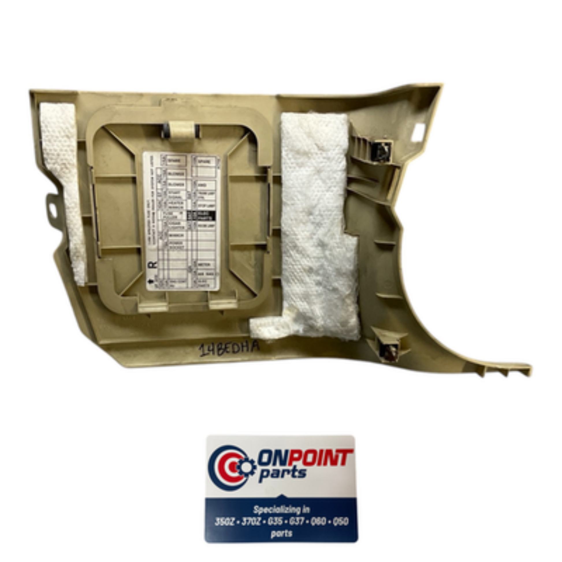 04-07 Infiniti G35 Driver Front Lower Kick Fuse Panel 66901AC703 OEM Edh - On Point Parts Inc