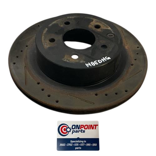 03-07 Infiniti G35 Driver Rear Brake Disc Rotors 43206EG000 Aftermarket Edh - On Point Parts Inc