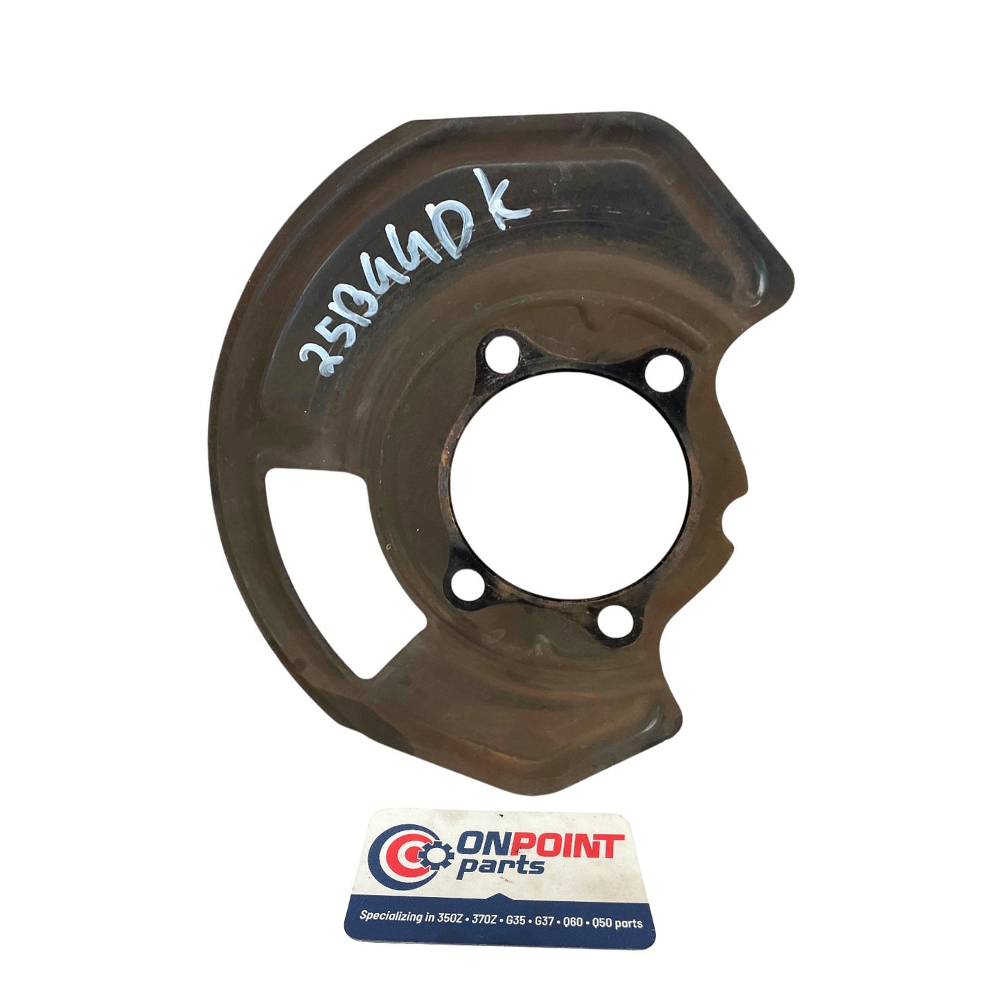 03-09 Nissan 350Z G35 Coupe OEM Front Right Brake Dust Shield Baffle 41151AL500