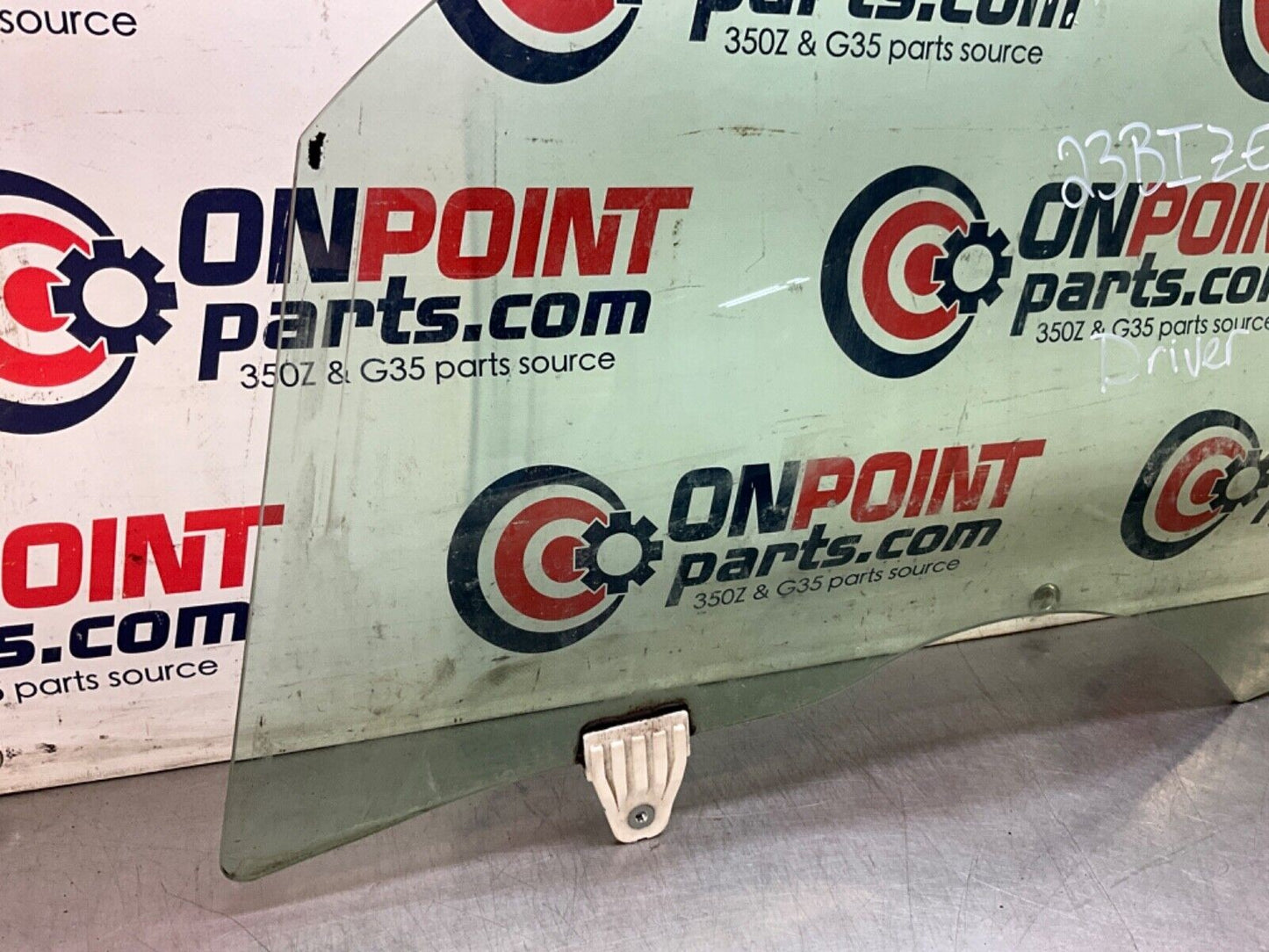 03-09 Nissan 350Z Coupe Driver Left Door Window Glass 80301CD00A OEM 23BIZE1