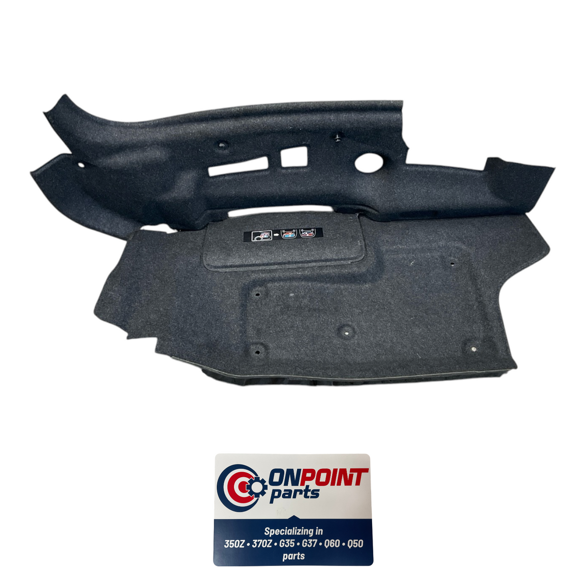 14-19 Infiniti Q50 Rear Sedan Trunk Finisher Panel 849104Ga5A Oem G0H