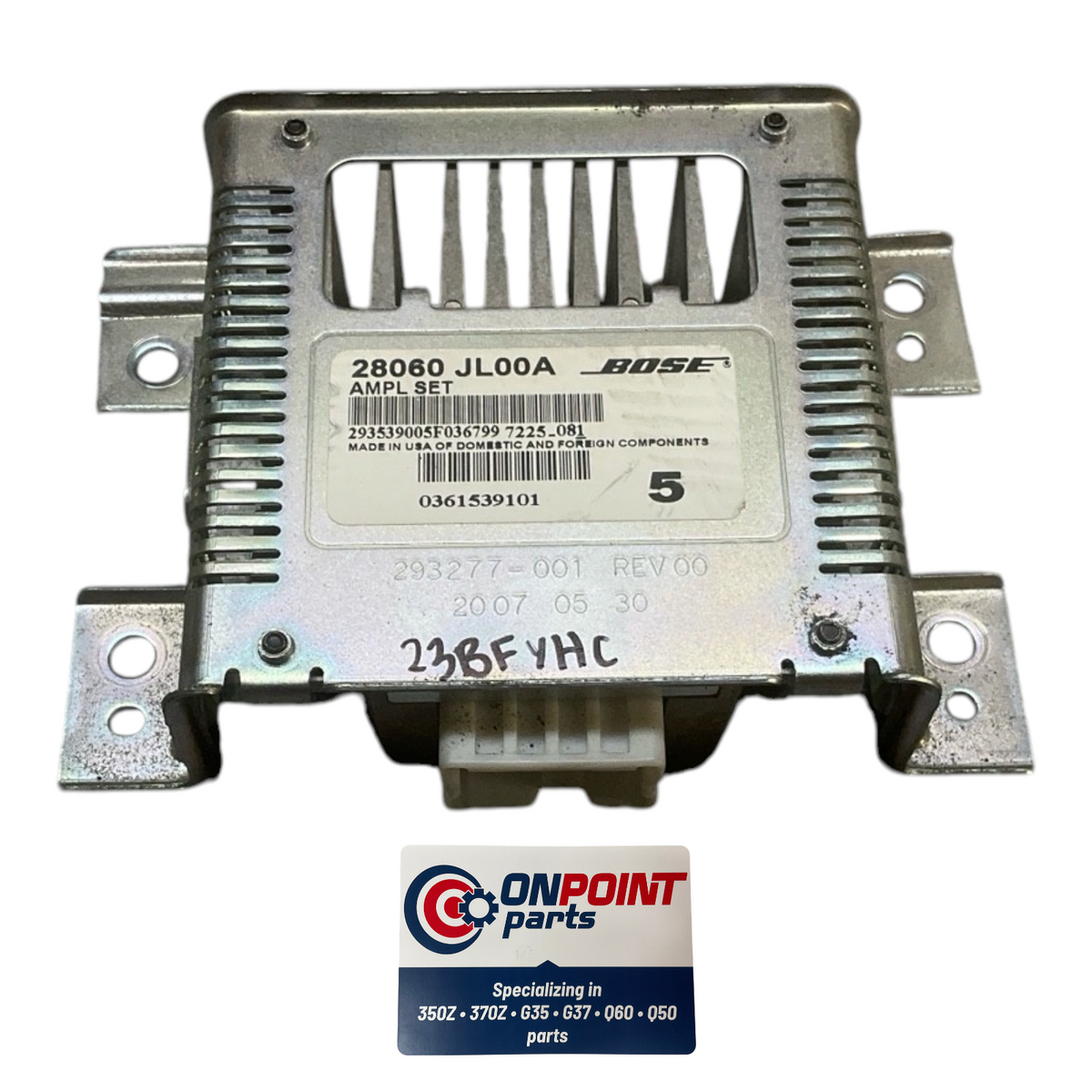 08-09 Infiniti G37 Coupe Bose Stereo Radio Amplifier Module 28060Jl00A Oem Fyh