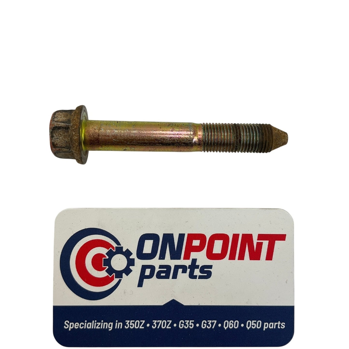 03-07 Infiniti G37 Nissan 350Z Rear Shock To Spindle Bolt 56280AQ000 OEM