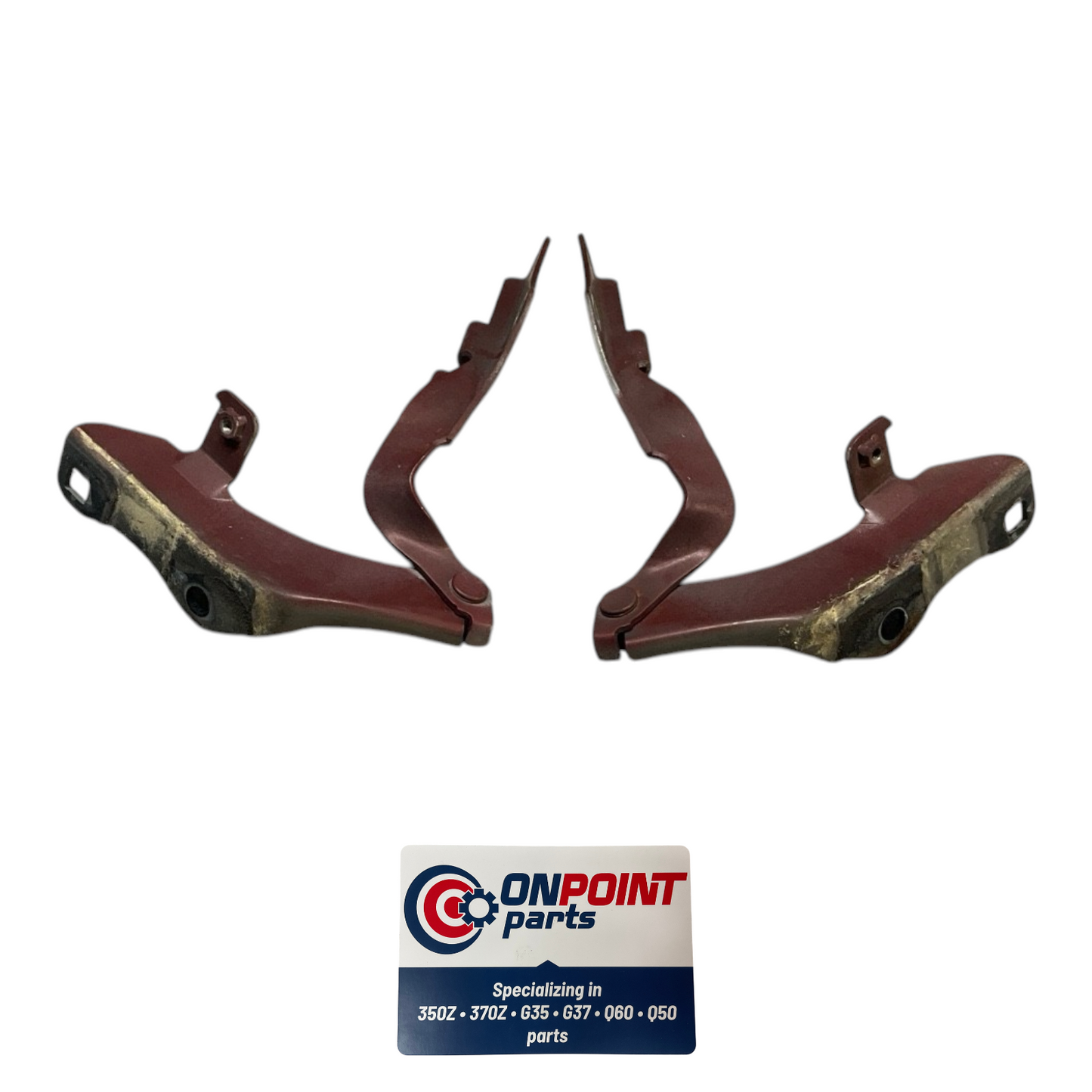 03-07 Infiniti G35 Front Hood Hinges 65400Al500 Oem Edh
