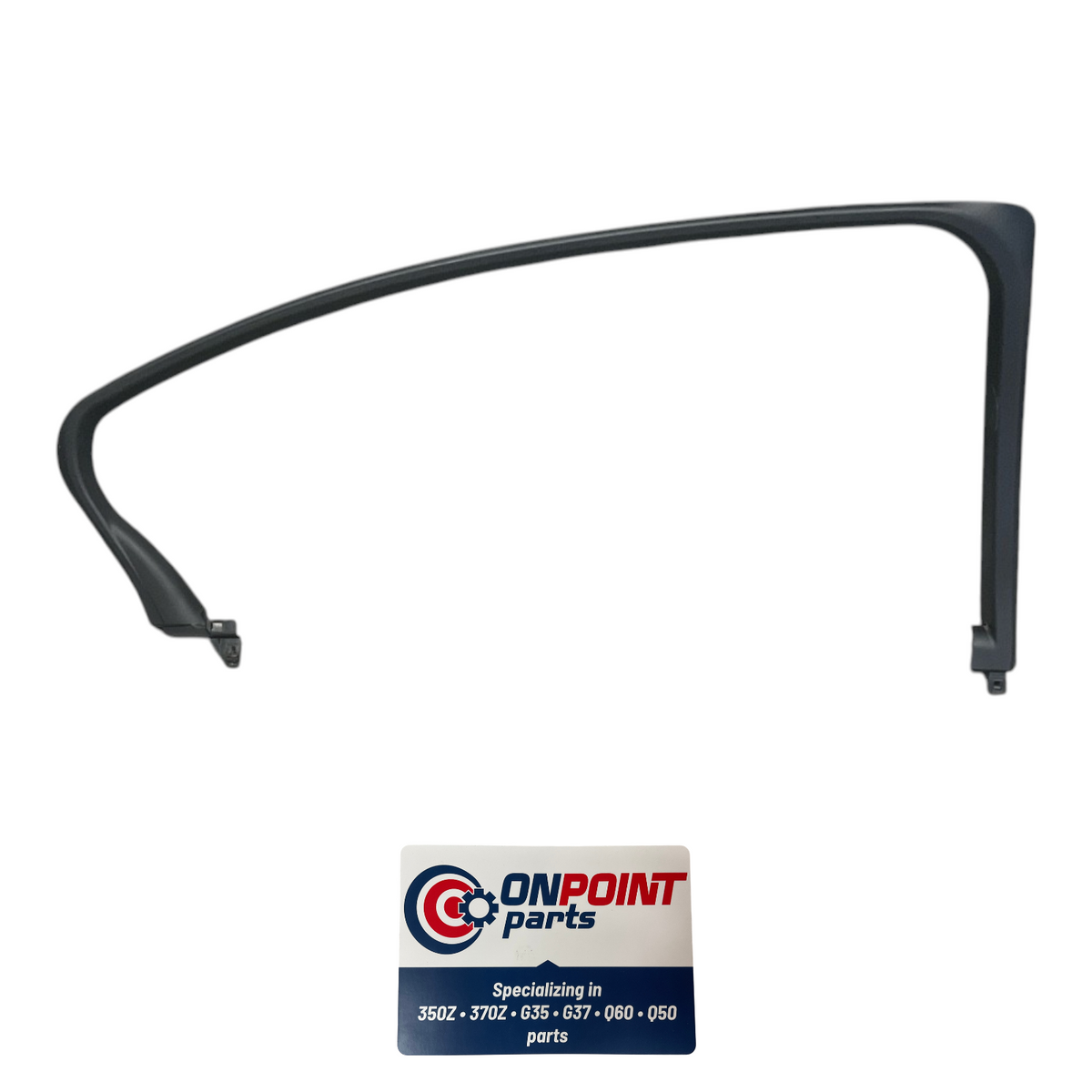 2014 Infiniti Q50 Driver Rear Upper Door Plastic Trim 802D44Ga0A  G0H