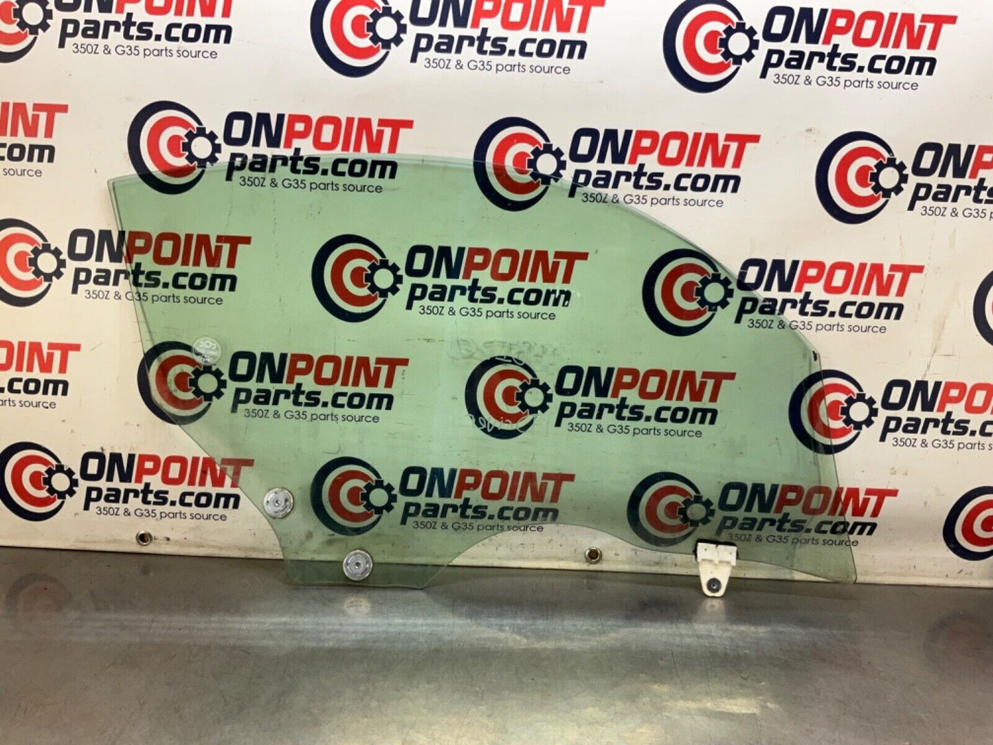 03-09 Nissan 350Z Coupe Driver Left Door Window Glass 80301CD00A OEM 23BIZE1