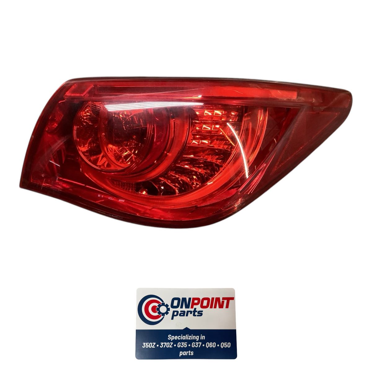 14-16 Infiniti Q50 Passenger Rear Tail Light Assembly 265504Hb0B Oem G0H