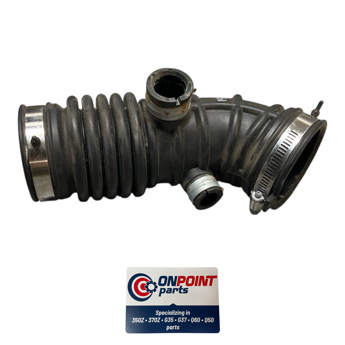 14-19 Infiniti Q50 Driver Front Air Intake Flex Duct Tube 165764Ga0B Oem G0H